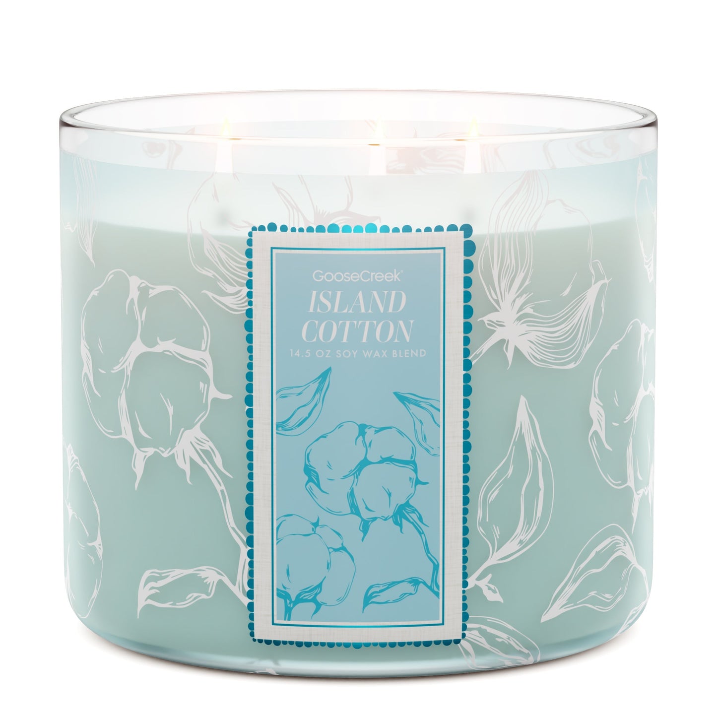 Island Cotton 3-Wick Candle