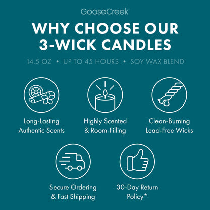 Misty Cottage Mornings 3-Wick Candle